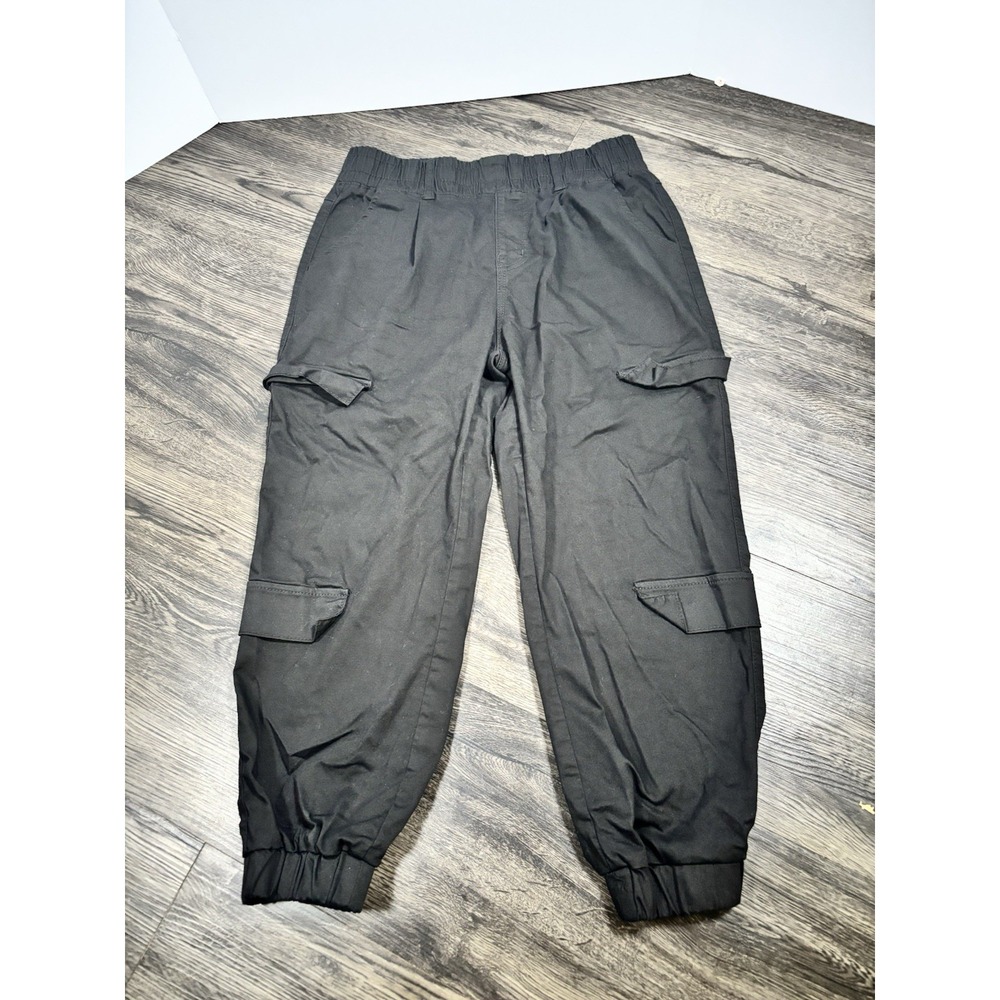 VIP Womens Cargo Jogger Pants Black Size 11/30 Elastic Waist Utility Streetwea
